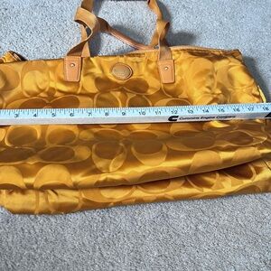 Coach Yellow Women's Large Tote Bag, used once
